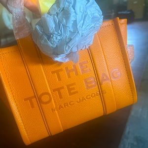 Marc jacobs mini leather tote bag